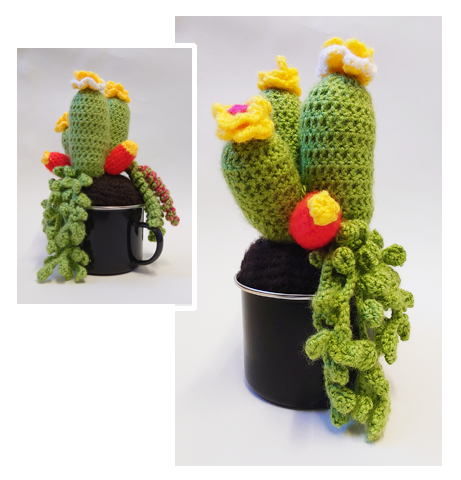 Crocheted Cacti Succulents